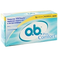 Тампоны О В "Pro Comfort Normal", 16 шт артикул 7358a.